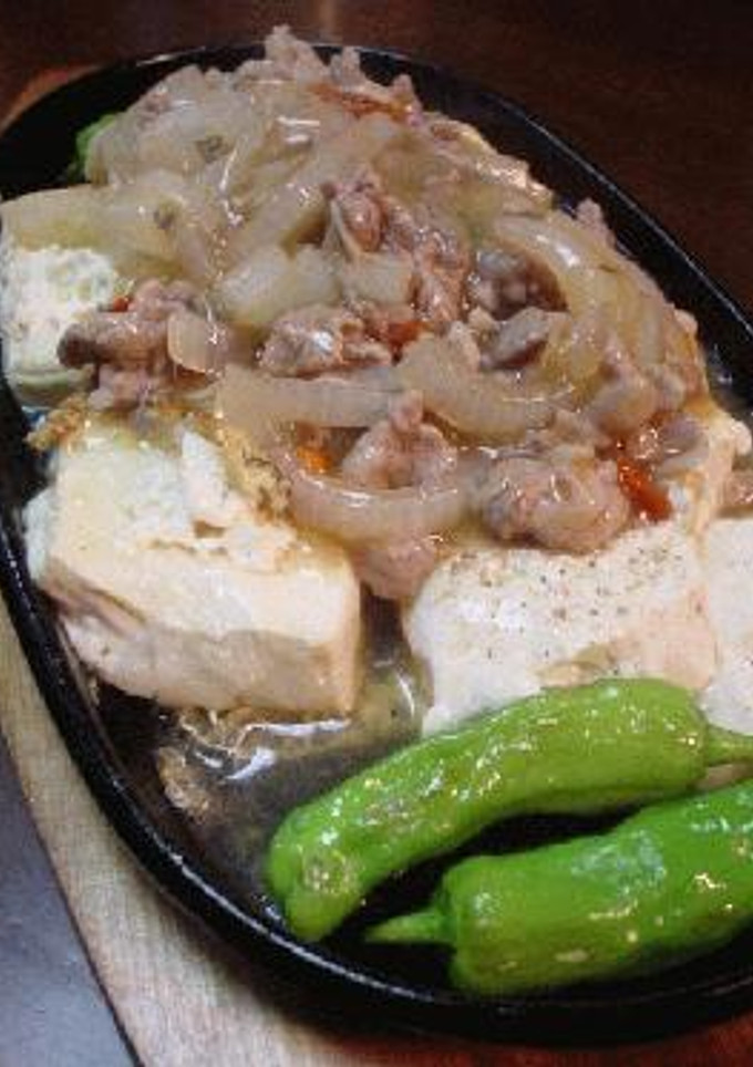 とろ～り中華あんの「豆腐ステーキ」-レシピのメイン写真