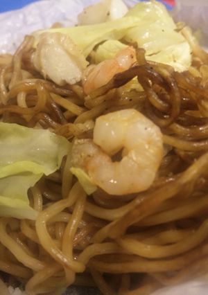めちゃ簡単！レンジでシーフード焼きそば-レシピのメイン写真