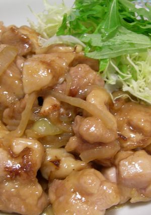 簡単☆鶏もも肉のさっぱりしょうが焼き-レシピのメイン写真