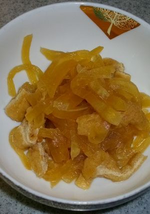 大根とうす揚げの炒め煮-レシピのメイン写真