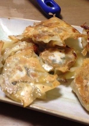 ワンタンでカリッ!ポイポイひとくち餃子☆-レシピのメイン写真