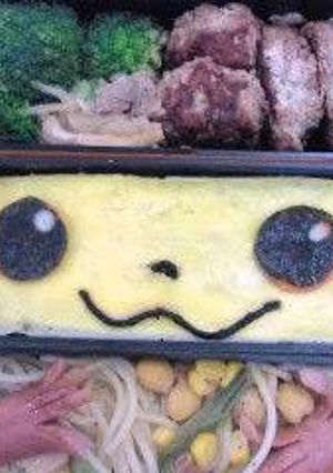 ぱぱっと作れる☆ピカチュウ弁当（超簡単）-レシピのメイン写真