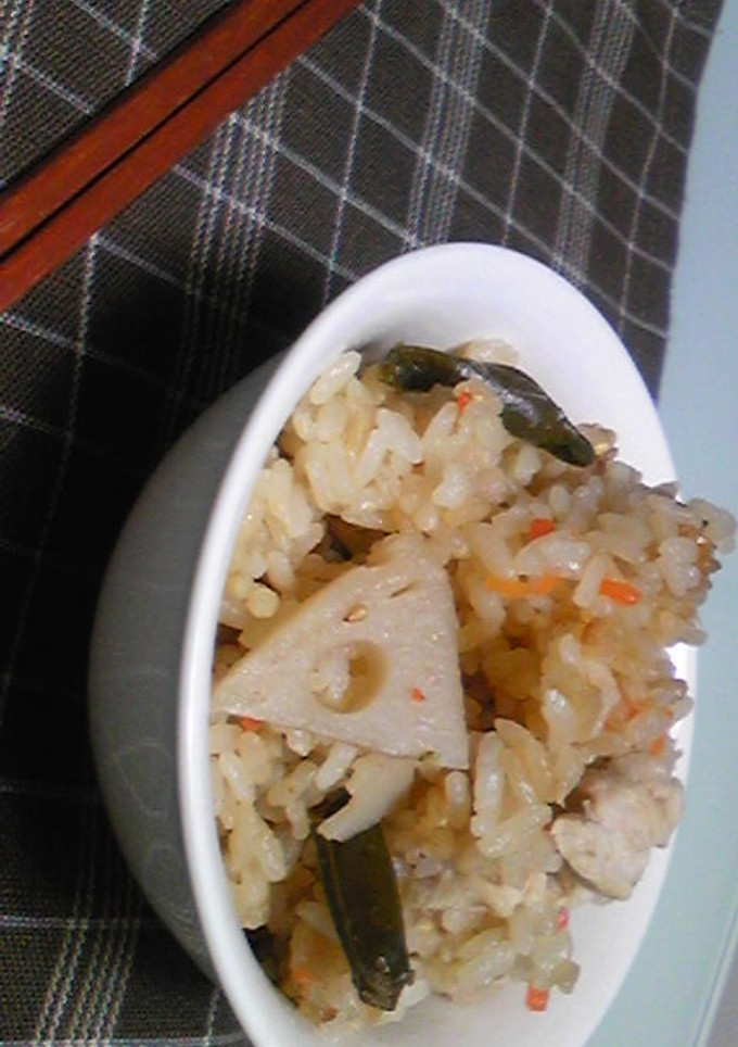我が家の＊炊き込みご飯＊～五目ご飯～-レシピのメイン写真