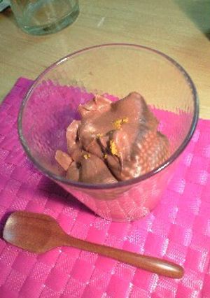オレンジ風味チョコレートのムース-レシピのメイン写真