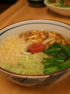 寒い冬に!さっぱり梅うどん!-レシピのメイン写真