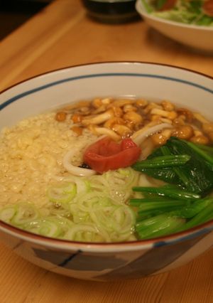 寒い冬に！さっぱり梅うどん！-レシピのメイン写真