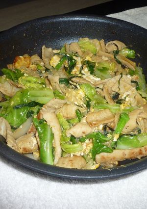 塩ダレホルモン焼き　卵和え-レシピのメイン写真