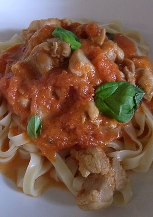 米粉パスタで本格濃厚イタリアン-レシピのメイン写真