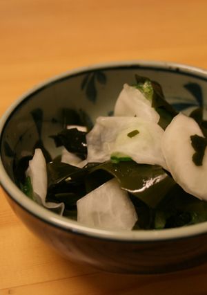 【お弁当に！】わかめたっぷり蕪の酢の物?-レシピのメイン写真