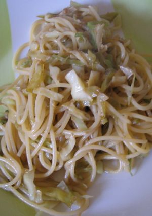 手軽で簡単、キャベツとアンチョビのパスタ-レシピのメイン写真
