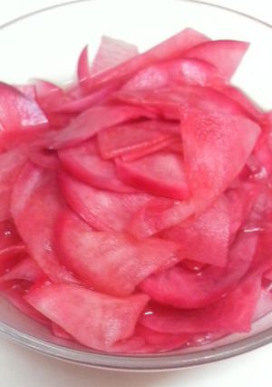 赤カブの酢の物-レシピのメイン写真