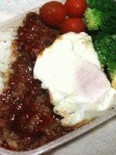 ハンバーグ弁当-レシピのメイン写真