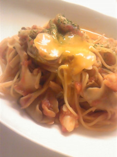 ●きのことえびのトマトクリームパスタ●-レシピのメイン写真