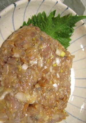 おうちで居酒屋メニュー★鯵のなめろう-レシピのメイン写真