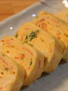 カニカマとおネギの卵焼き-レシピのメイン写真