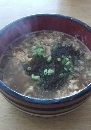 もずくチキンラーメン-レシピのメイン写真