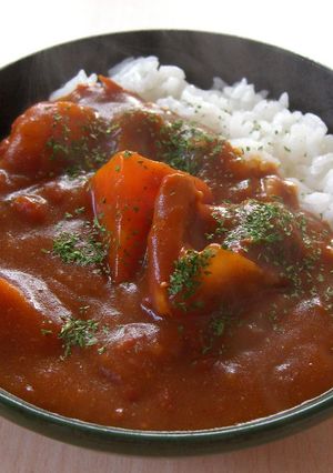 ゴロゴロ野菜♪のトマトチキンカレー-レシピのメイン写真