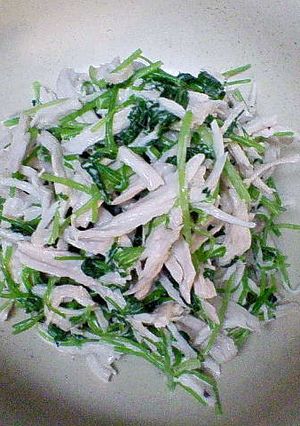 ｢みつばと鶏肉のあえもの｣-レシピのメイン写真