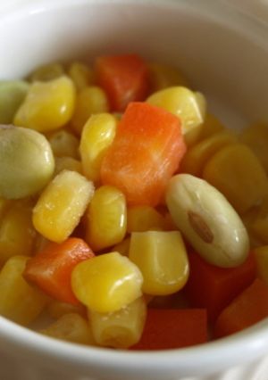 ひたし豆で自家製ＭＩＸベジタブル！-レシピのメイン写真