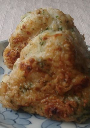 カリカリ美味しい焼きオニギリ-レシピのメイン写真