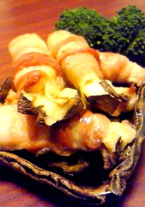 簡単！とろ～りチーズのエリンギ肉巻き-レシピのメイン写真