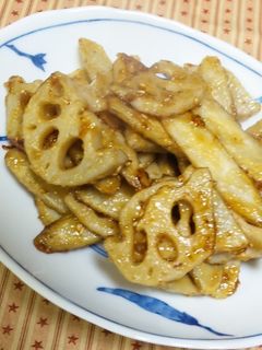 甘辛❤れんこんとごぼう-レシピのメイン写真