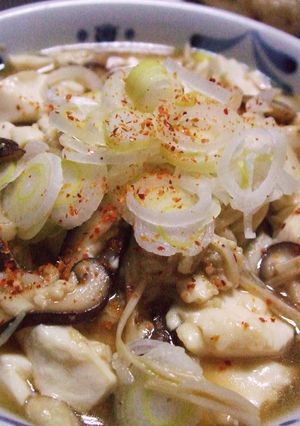 ダイエットに☆あっさり和風きのこ豆腐-レシピのメイン写真