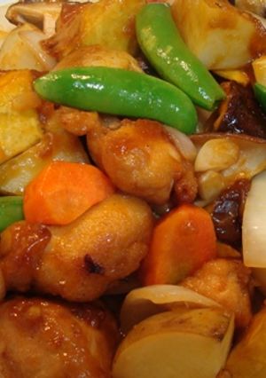 鶏と野菜の黒酢あん-レシピのメイン写真