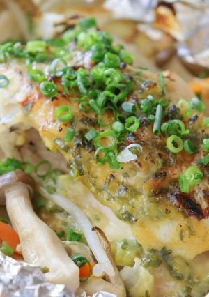 鯛のねぎ味噌ホイル焼き-レシピのメイン写真