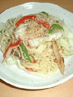 すごくおいしい!塩ラーメン焼きそば-レシピのメイン写真