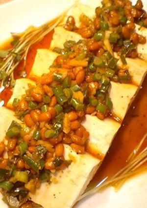 豆腐の香味納豆ソース-レシピのメイン写真