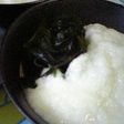 長芋トロロとわかめのポン酢かけ