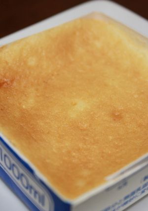 牛乳パックで☆チーズケーキ☆-レシピのメイン写真