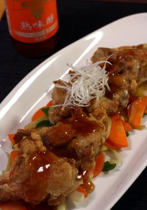 「鶏手羽元の甘酢あんかけ」-レシピのメイン写真