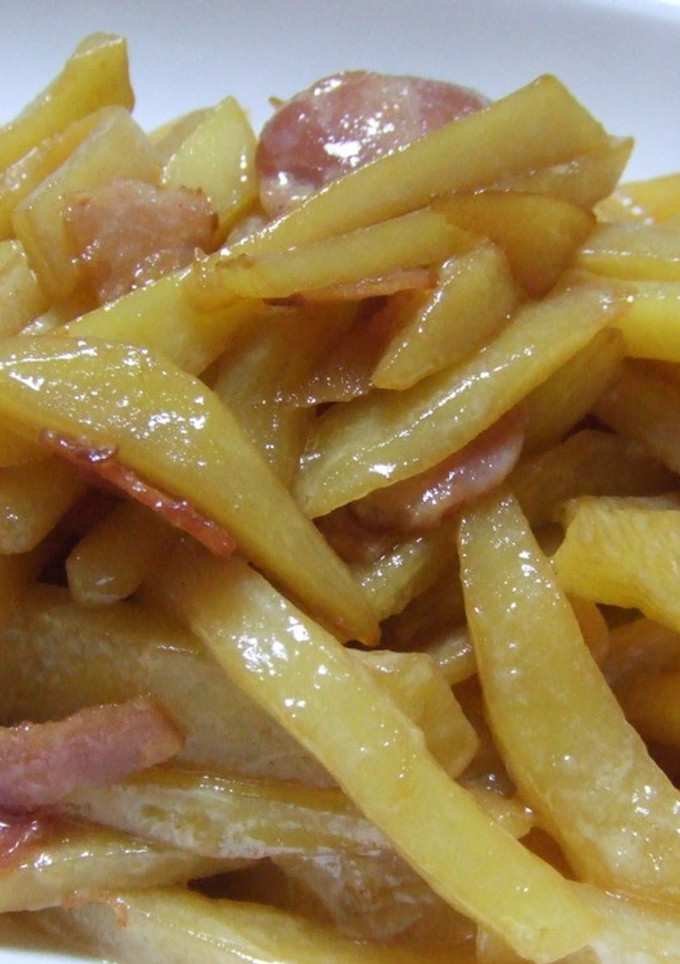 じゃがいもの　醤油 マヨネーズ 炒め-レシピのメイン写真