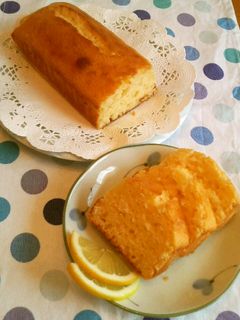混ぜて焼くだけ♪レモンヨーグルトケーキ-レシピのメイン写真