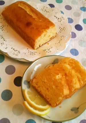 混ぜて焼くだけ♪レモンヨーグルトケーキ-レシピのメイン写真