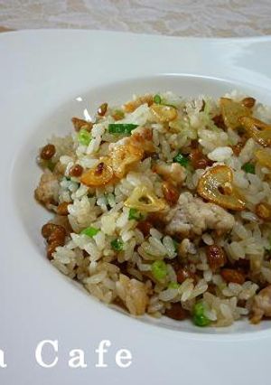 ネバネバ納豆ガーリック炒飯-レシピのメイン写真