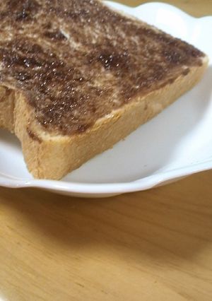 チョコソース塩☆トースト-レシピのメイン写真