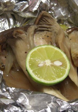 シャケとエリンギのホイル焼き-レシピのメイン写真