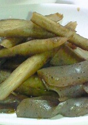 ごぼうとこんにゃくの煮物-レシピのメイン写真
