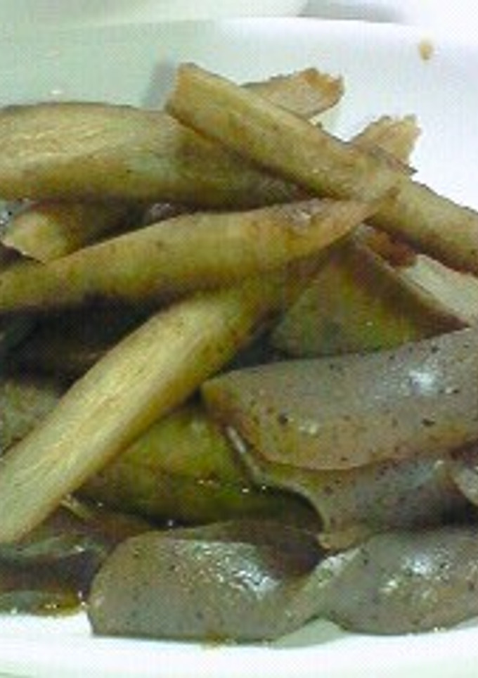 ごぼうとこんにゃくの煮物-レシピのメイン写真