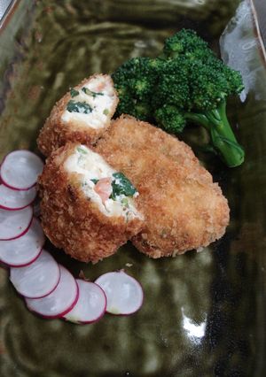 塩麹さんで☆豆腐と菜の花のコロッケ-レシピのメイン写真