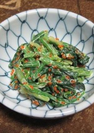 ほうれん草のトビッコ和え-レシピのメイン写真