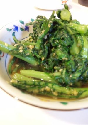 春菊の炒めごまあえ-レシピのメイン写真