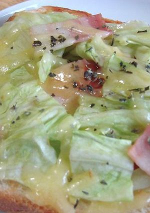 春キャベツのピザトースト♪-レシピのメイン写真