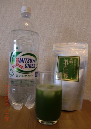 抹茶サイダー-レシピのメイン写真