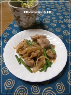 にんにくの芽と豚肉のオイスター炒め-レシピのメイン写真