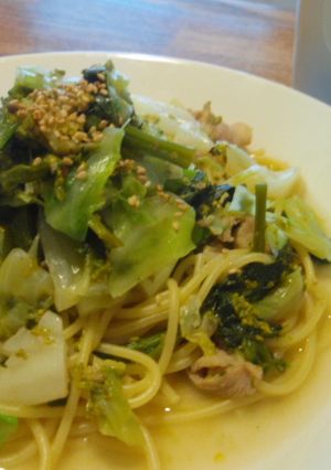 くたくた春野菜ソースのパスタ-レシピのメイン写真