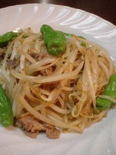 カレー醤で「豚肉ともやし炒め」-レシピのメイン写真